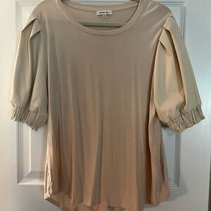 Another Love Cream Puff Sleeve Blouse